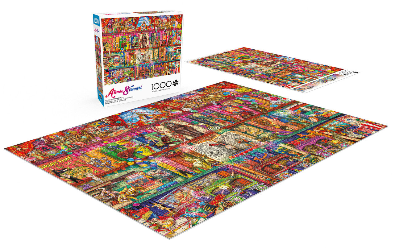 Aimee Stewart:  Circus Extravaganza 1000 Piece Puzzle