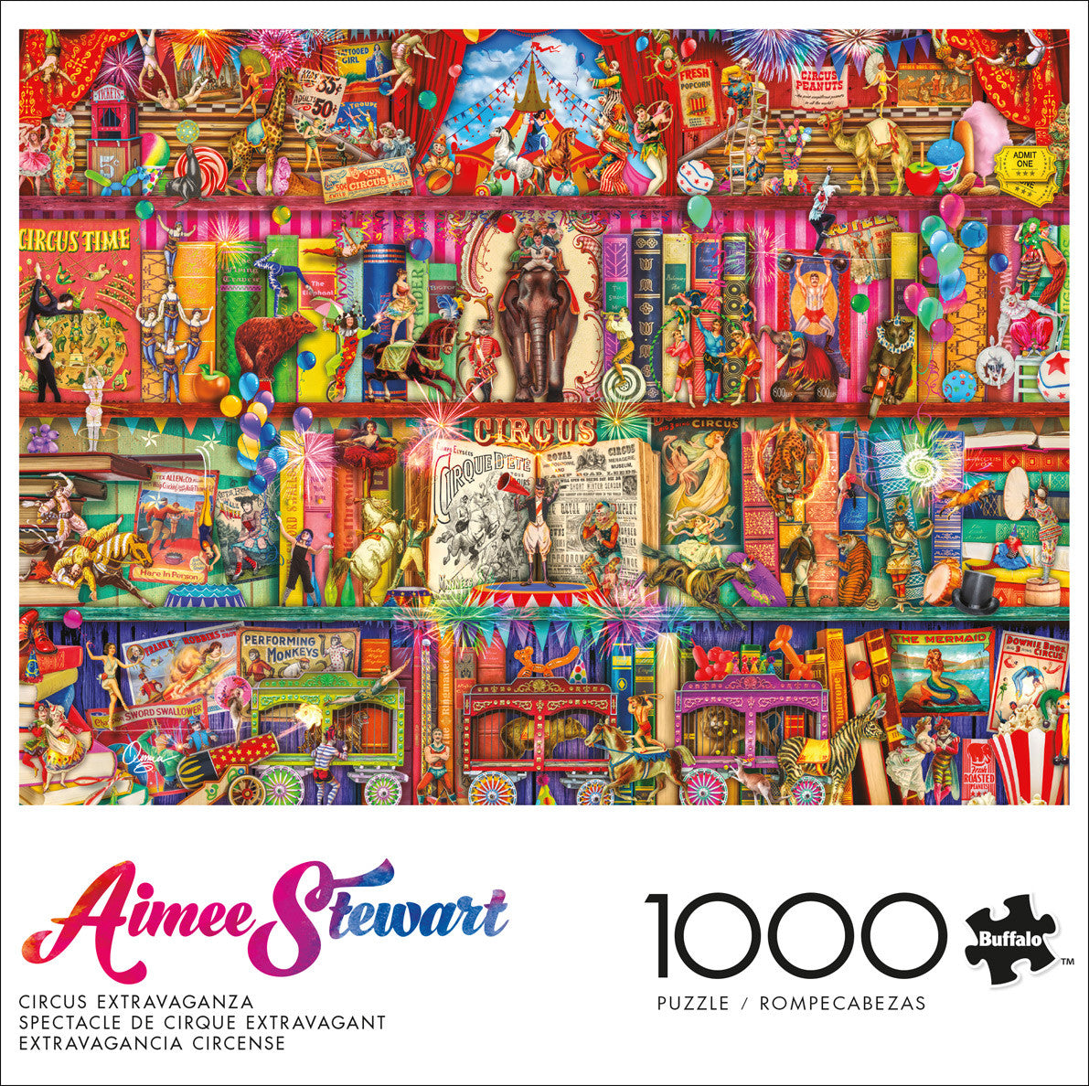 Aimee Stewart:  Circus Extravaganza 1000 Piece Puzzle