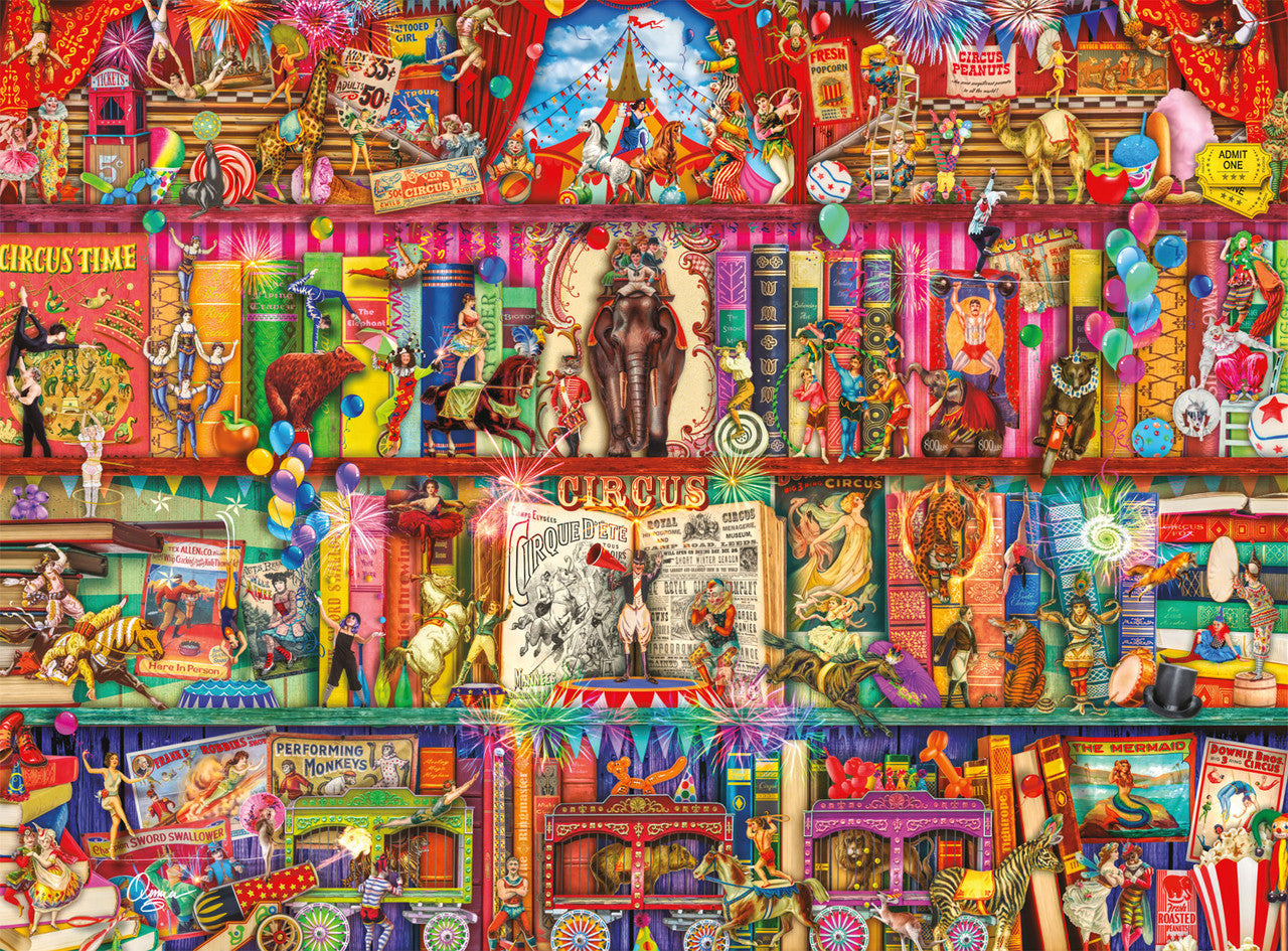 Aimee Stewart:  Circus Extravaganza 1000 Piece Puzzle