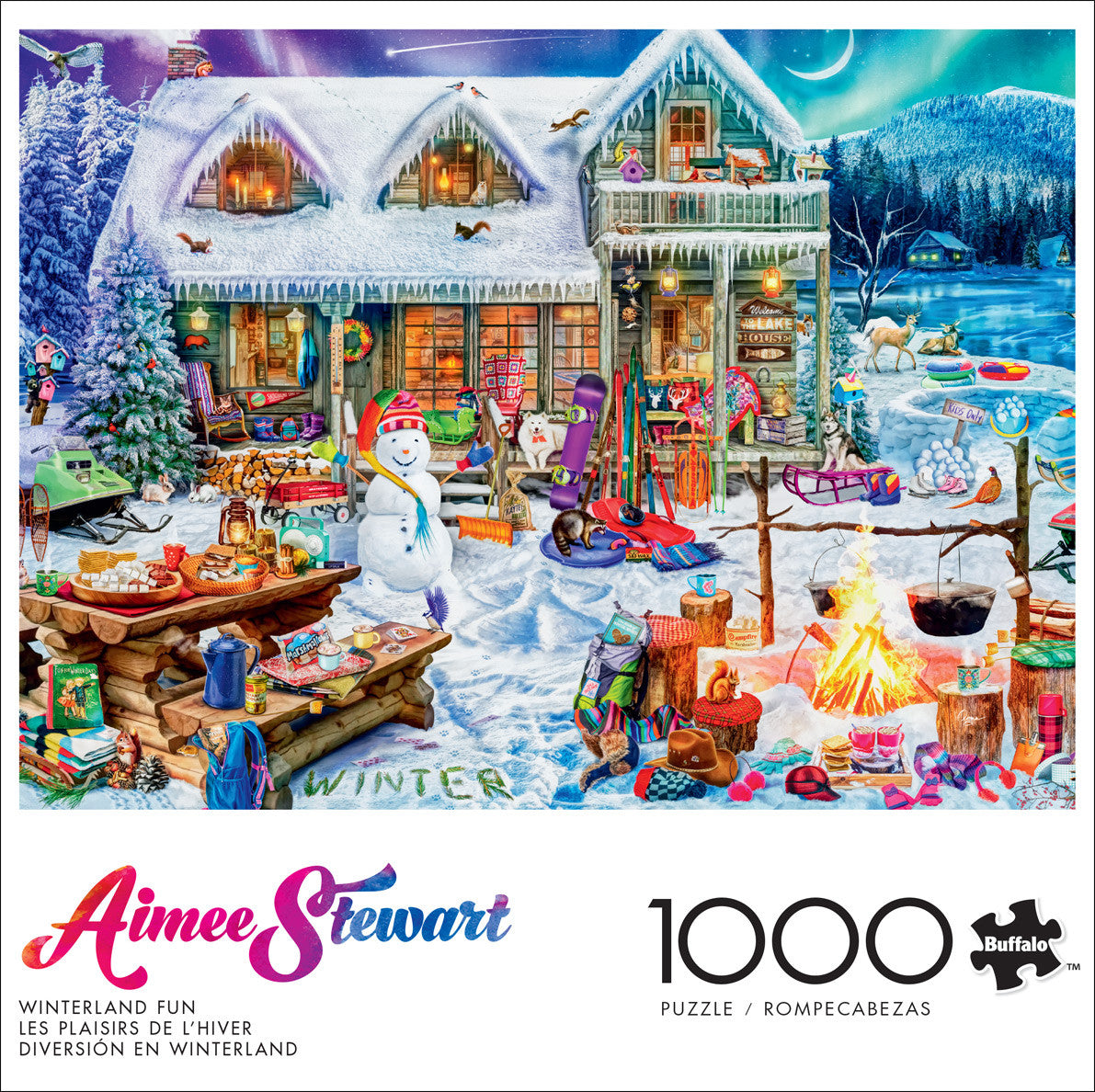 Aimee Stewart:  Winterland Fun 1000 Piece Puzzle