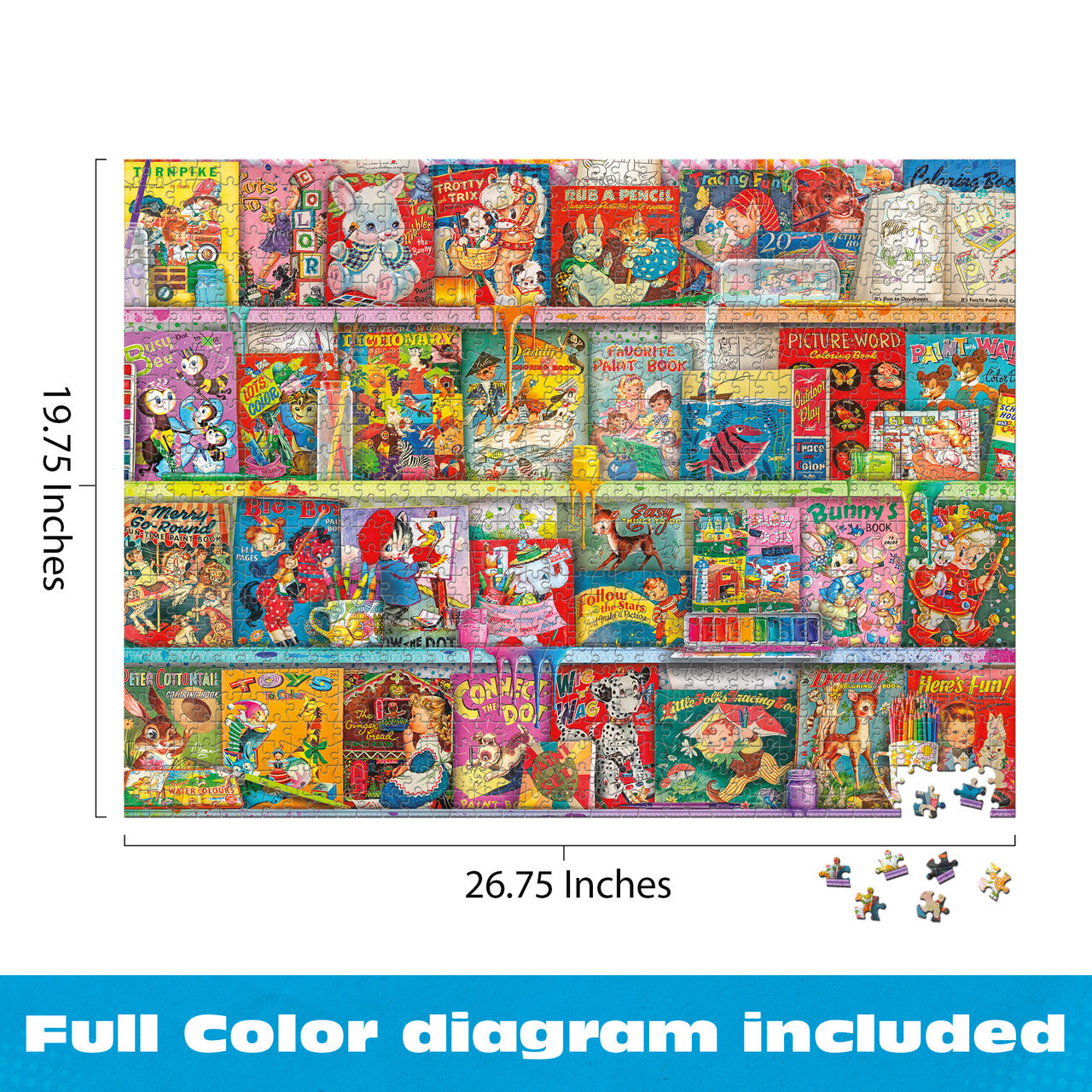 Aimee Stewart:  The Kitschy Funbook Nook 1000 Piece Puzzle