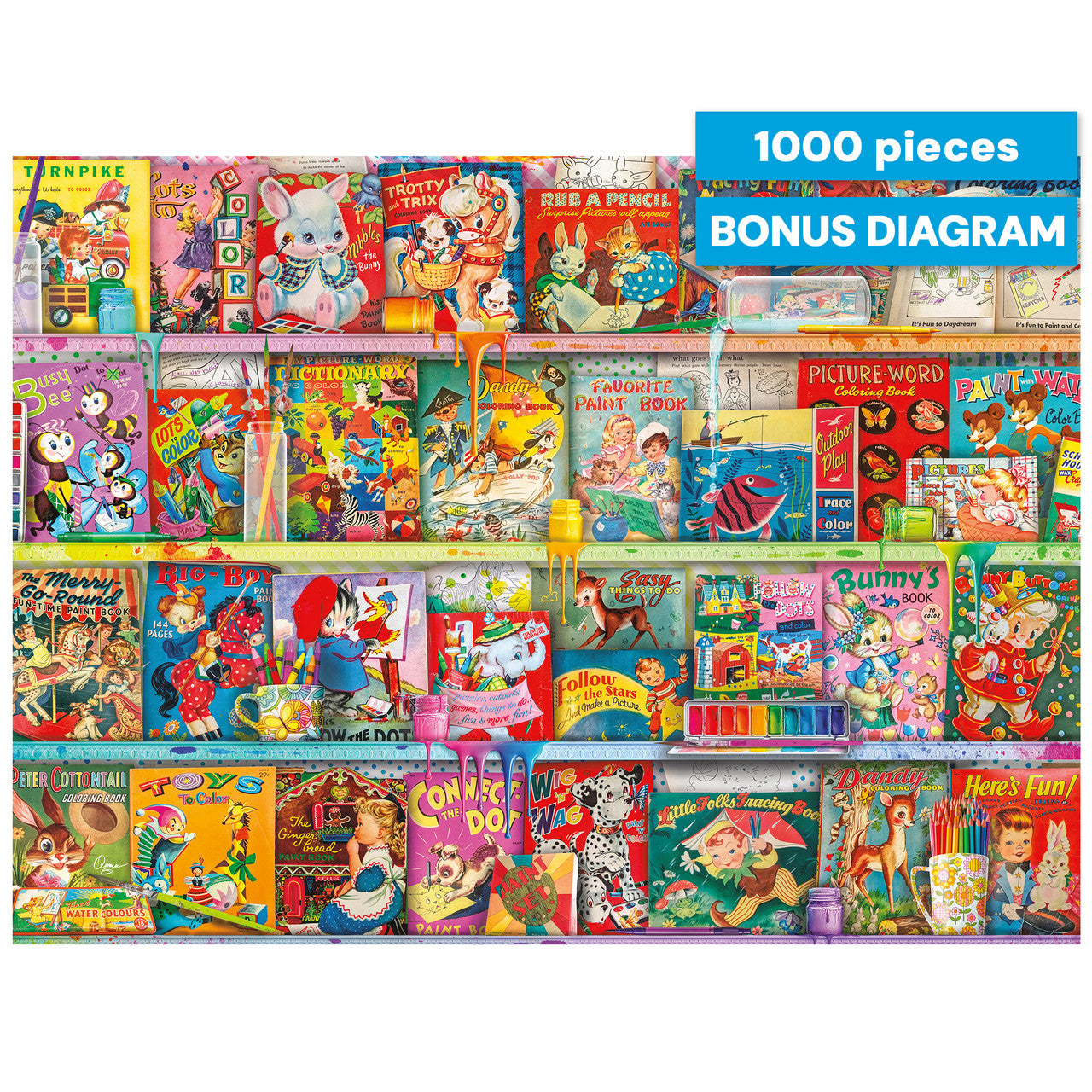 Aimee Stewart:  The Kitschy Funbook Nook 1000 Piece Puzzle