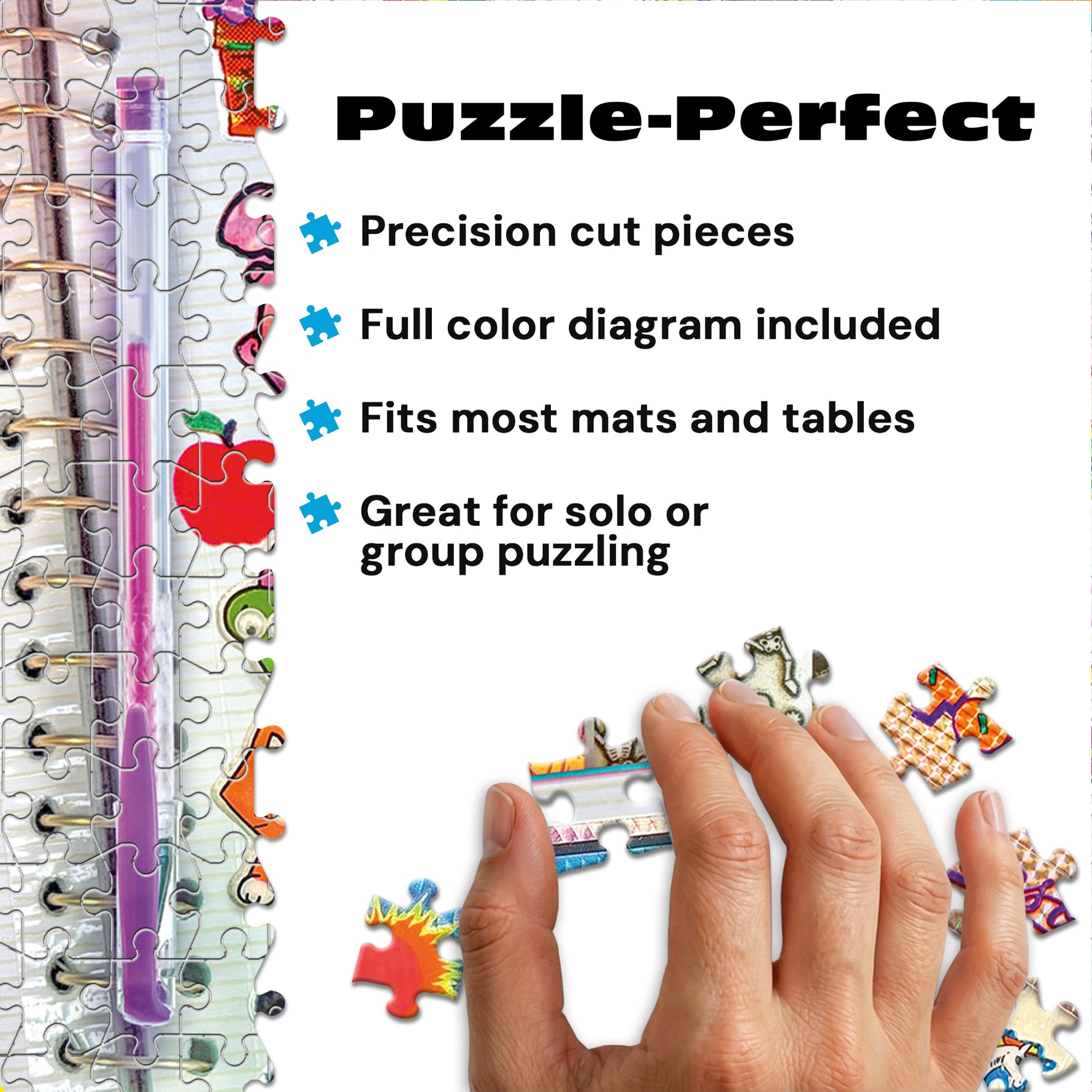 Aimee Stewart- My Rad Sticker Collection 1987 - 1000 PC Jigsaw Puzzle