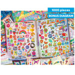 Aimee Stewart- My Rad Sticker Collection 1987 - 1000 PC Jigsaw Puzzle