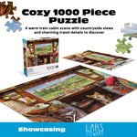 Lars Stewart England Train View 1000 Piece Jigsaw Puzzle