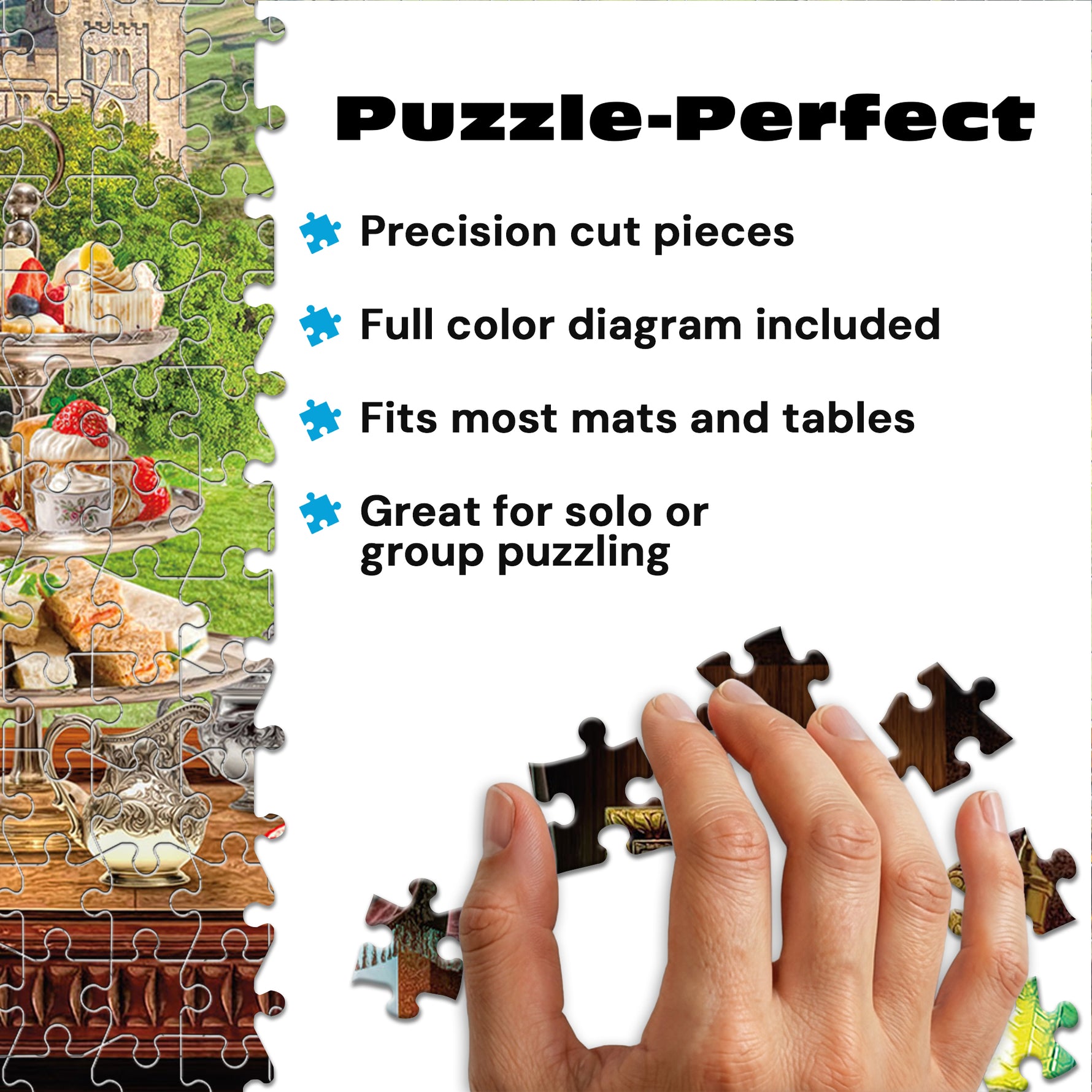 Lars Stewart England Train View 1000 Piece Jigsaw Puzzle