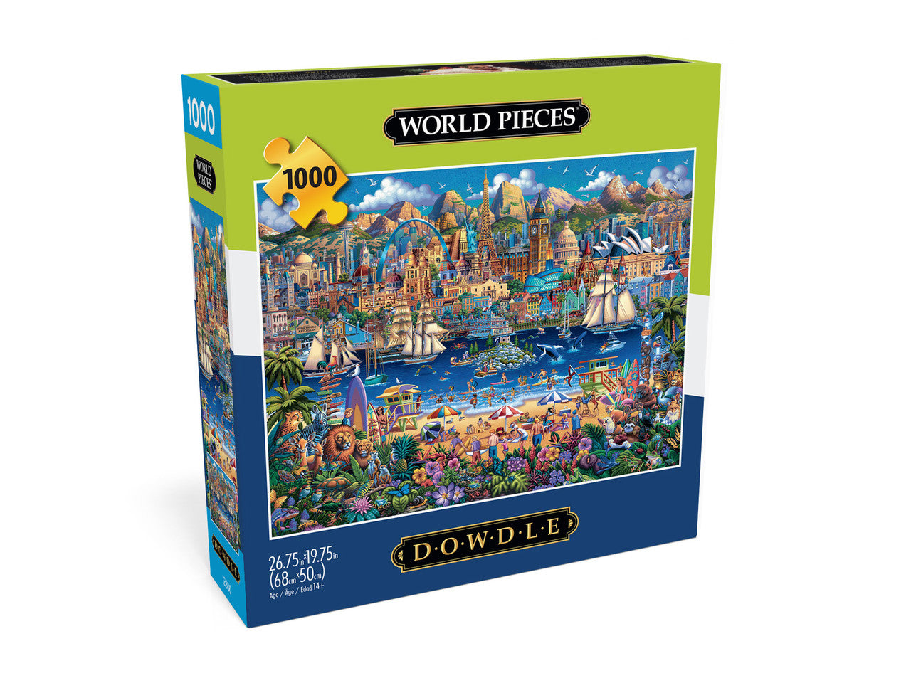 Eric Dowdle: World Pieces 1000 Piece Puzzle