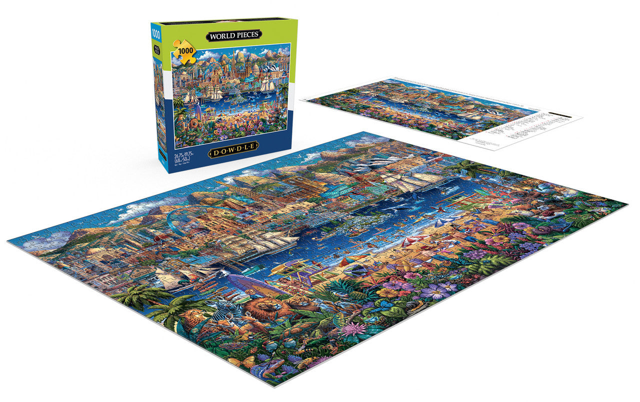 Eric Dowdle: World Pieces 1000 Piece Puzzle