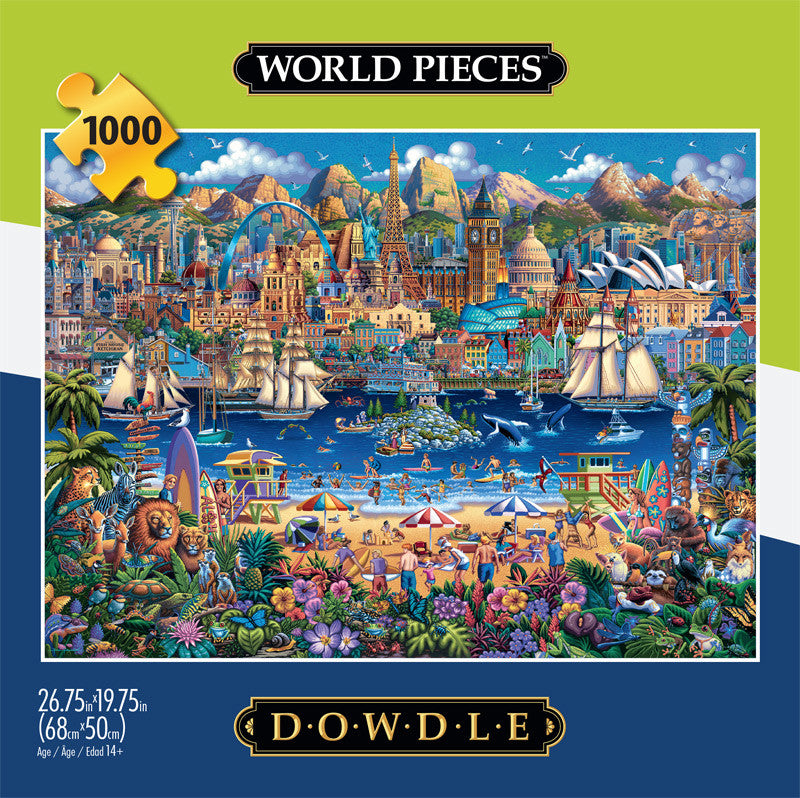 Eric Dowdle: World Pieces 1000 Piece Puzzle
