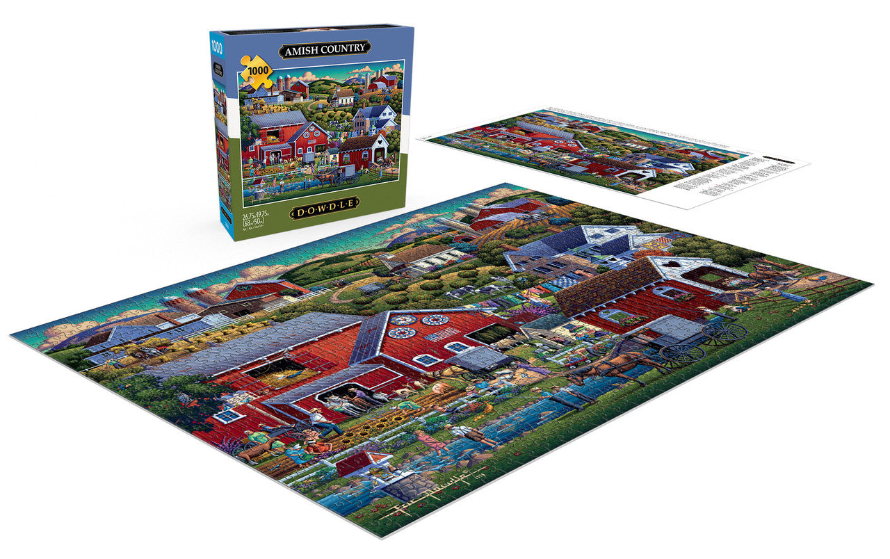 Eric Dowdle: Amish Country 1000 Piece Puzzle