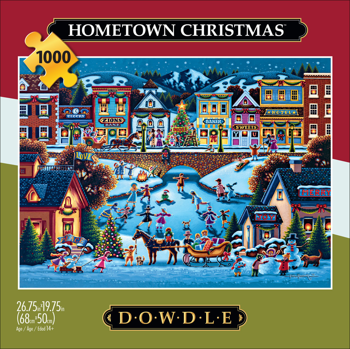 Eric Dowdle: Hometown Christmas 1000 Piece Puzzle