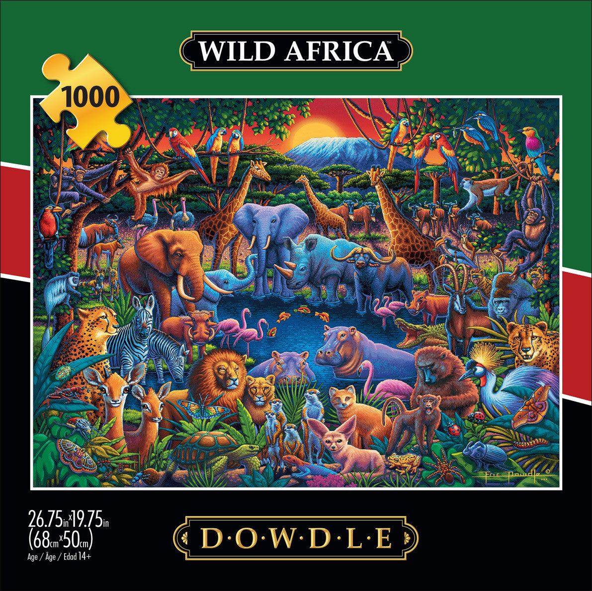 Eric Dowdle: Wild Africa 1000 Piece Puzzle