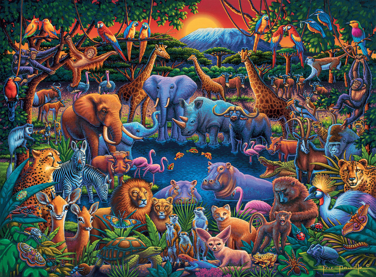 Eric Dowdle: Wild Africa 1000 Piece Puzzle