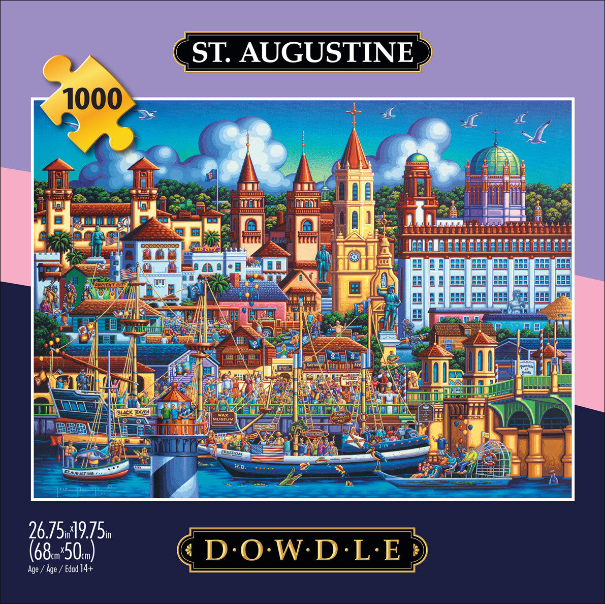 Eric Dowdle: St. Augustine 1000 Piece Puzzle