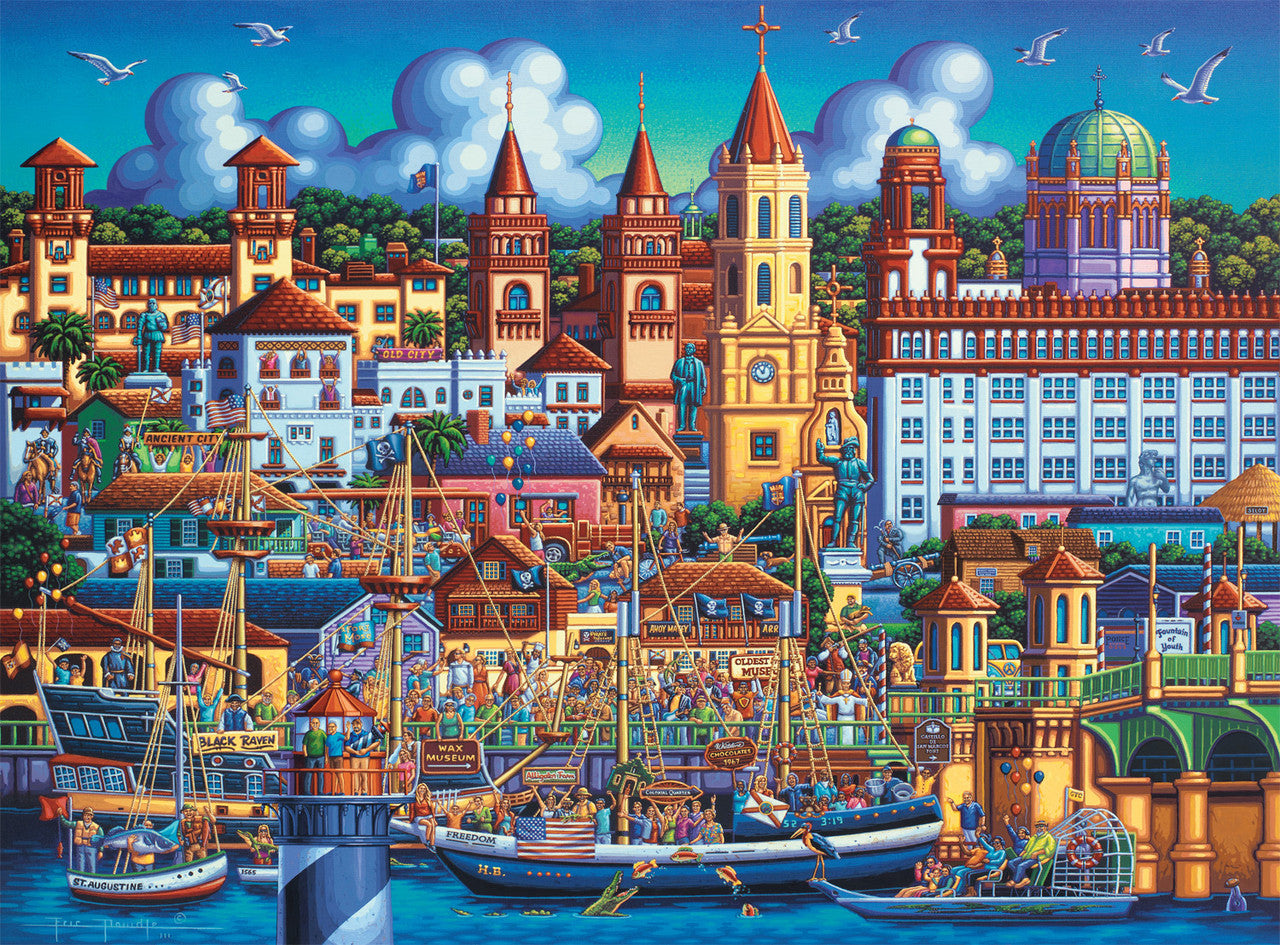 Eric Dowdle: St. Augustine 1000 Piece Puzzle