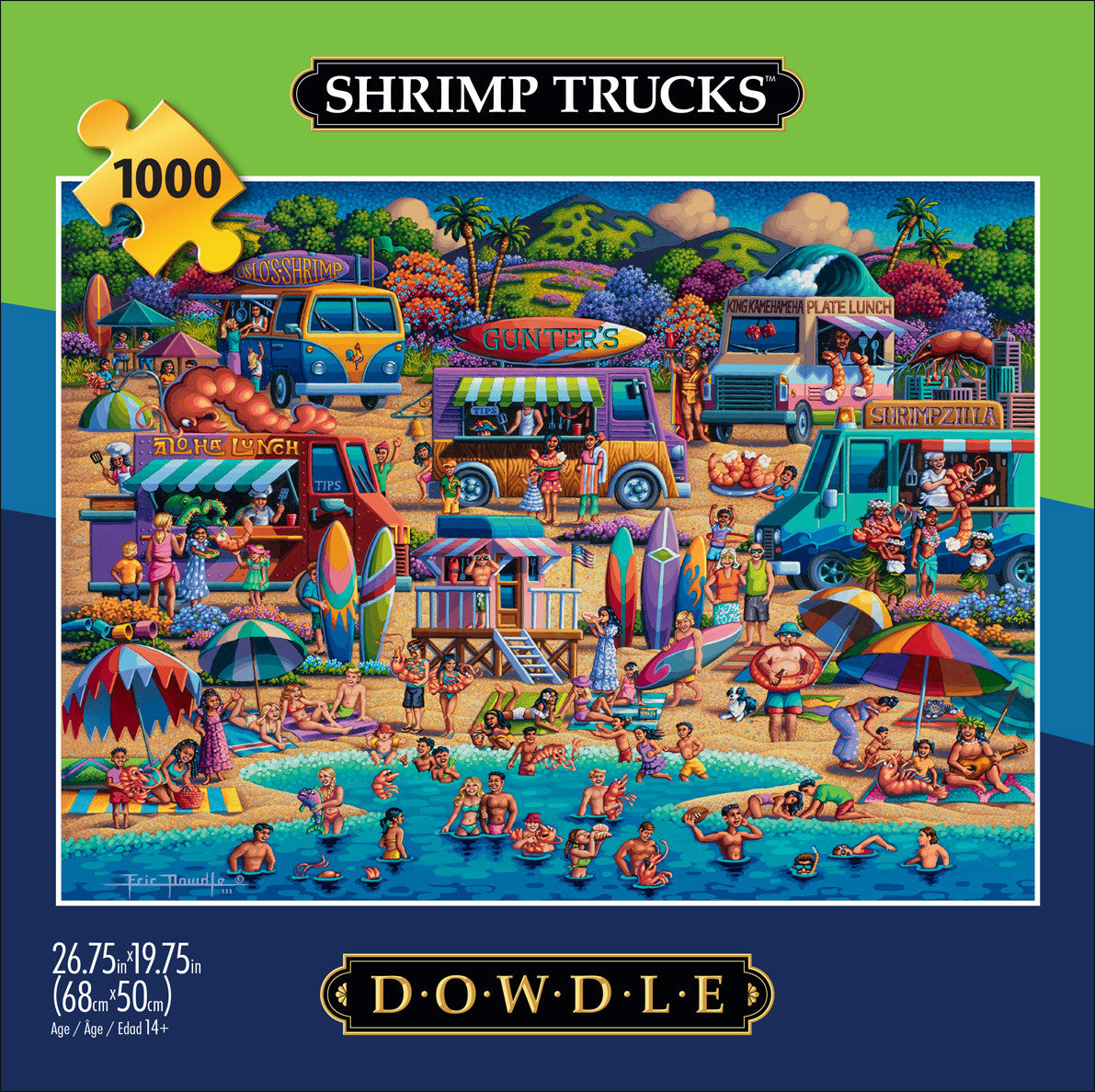 Eric Dowdle: Shrimp Trucks 1000 Piece Puzzle