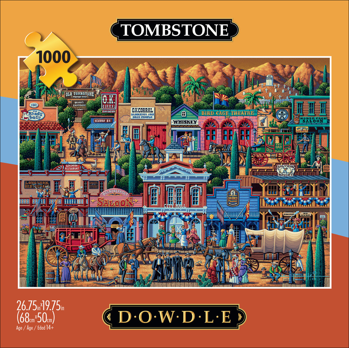 Eric Dowdle: Tombstone 1000 Piece Puzzle