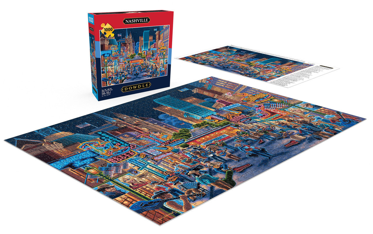 Eric Dowdle: Nashville 1000 Piece Puzzle