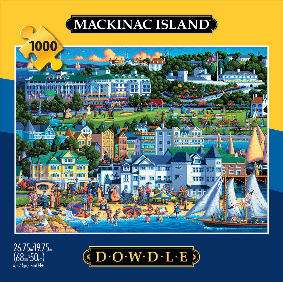 Eric Dowdle: Mackinac Island  1000 Piece Puzzle