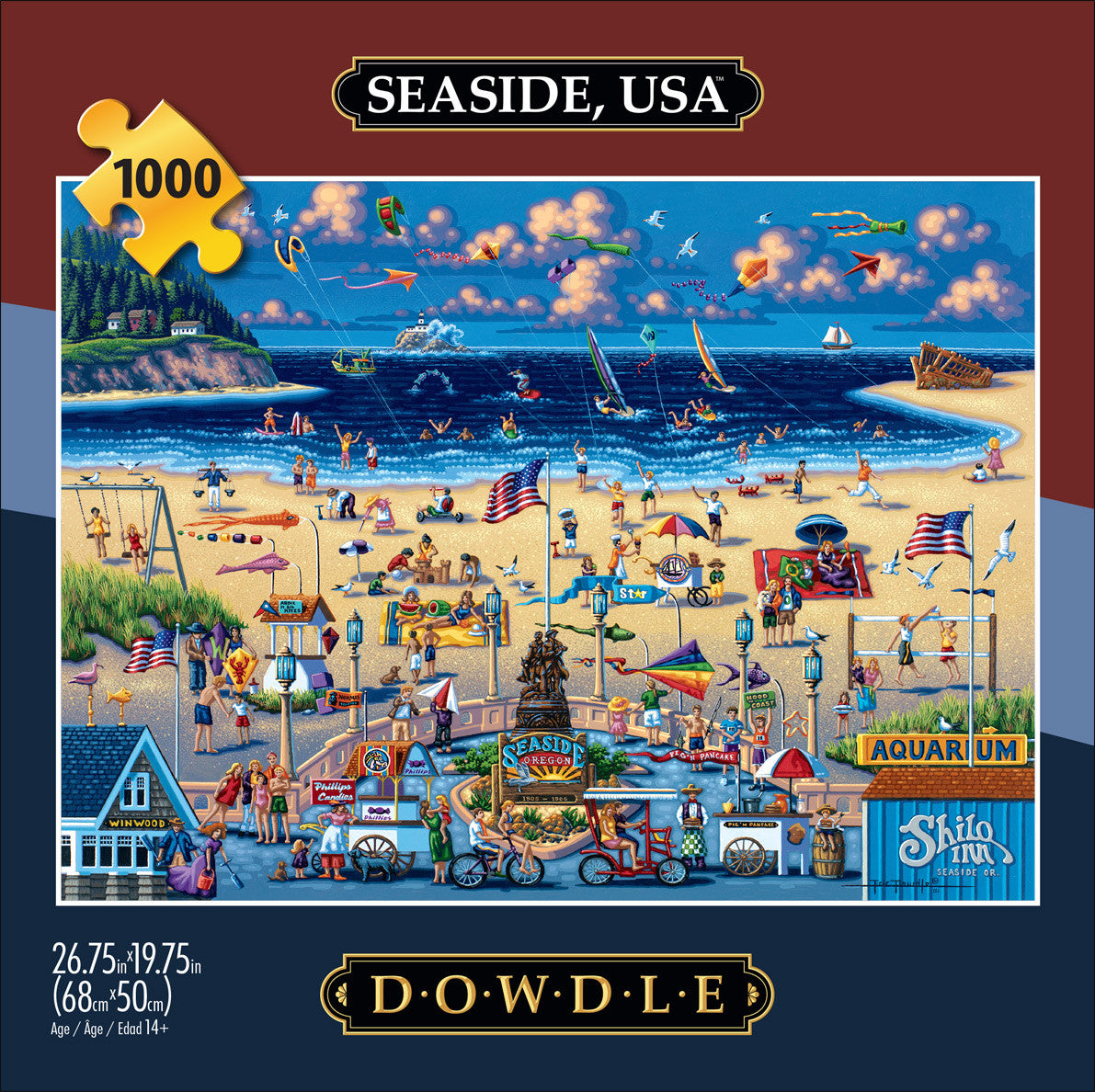 Eric Dowdle: Seaside, USA 1000 Piece Puzzle