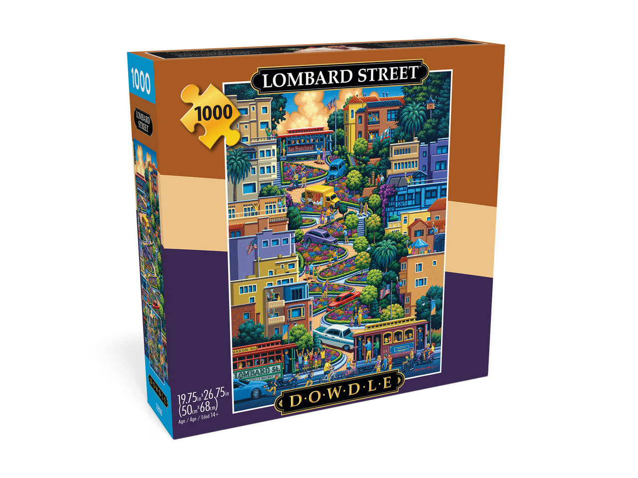 Eric Dowdle: Lombard Street 1000 Piece Puzzle