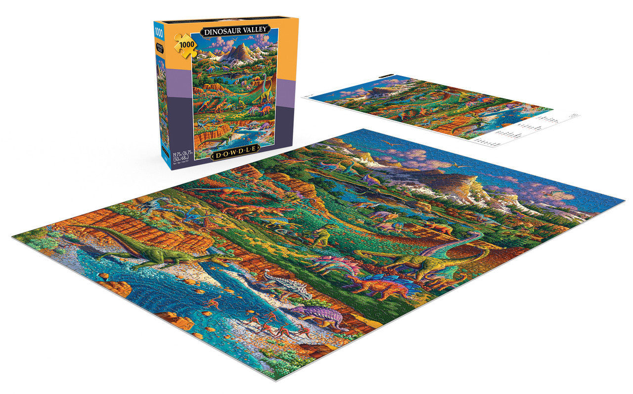 Eric Dowdle: Dinosaur Valley 1000 Piece Puzzle