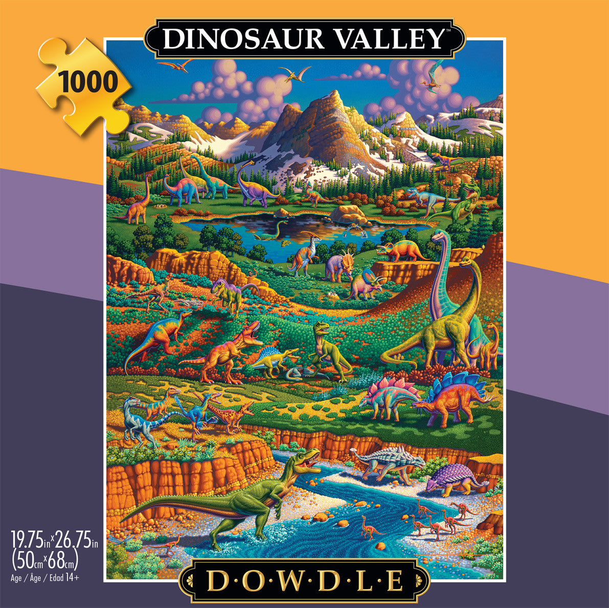 Eric Dowdle: Dinosaur Valley 1000 Piece Puzzle