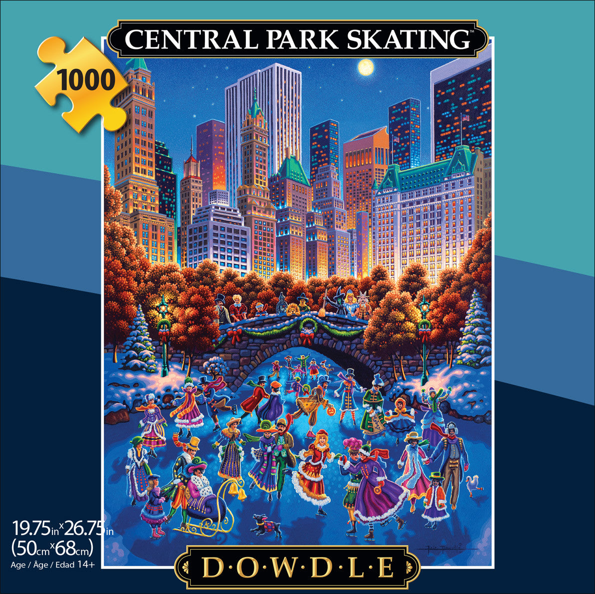 Eric Dowdle: Central Park Skating 1000 Piece Puzzle
