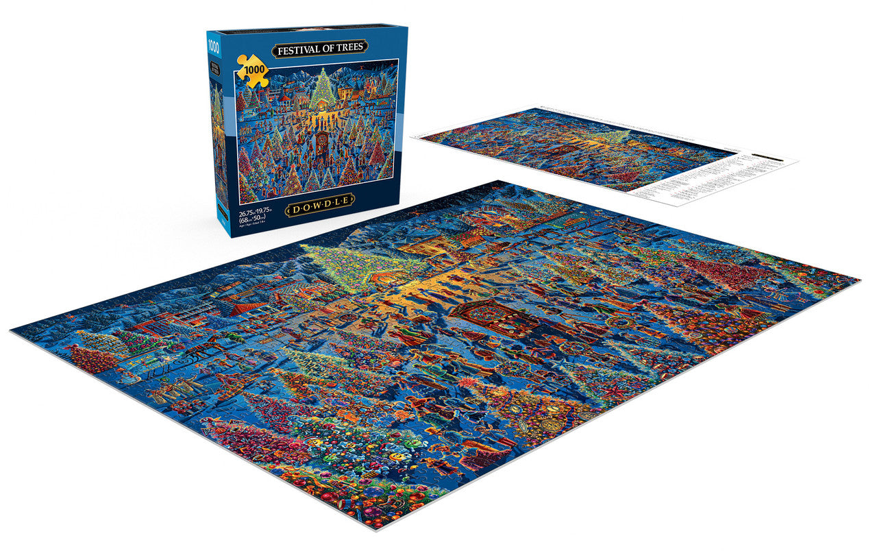 Eric Dowdle: Festival of Trees 1000 Piece Puzzle