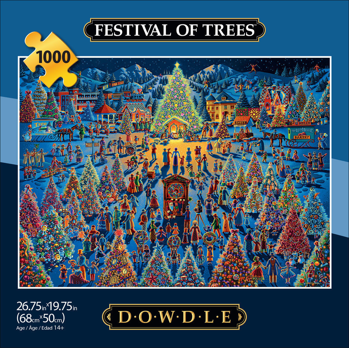Eric Dowdle: Festival of Trees 1000 Piece Puzzle