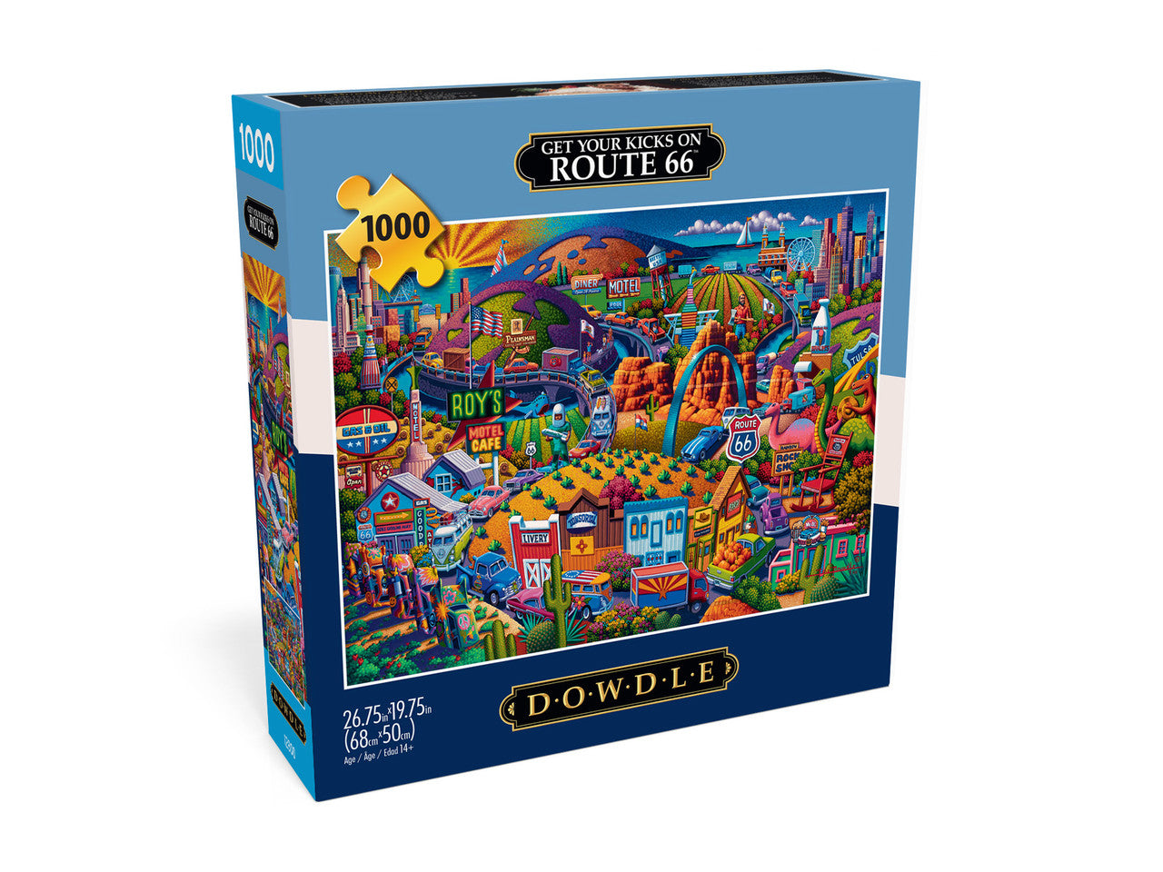 Eric Dowdle: Get Your Kicks on Route 66 - 1000 Piece Puzzle