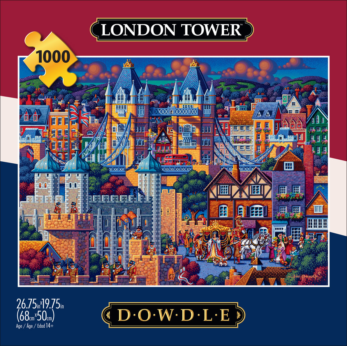 Eric Dowdle: London Tower 1000 Piece Puzzle