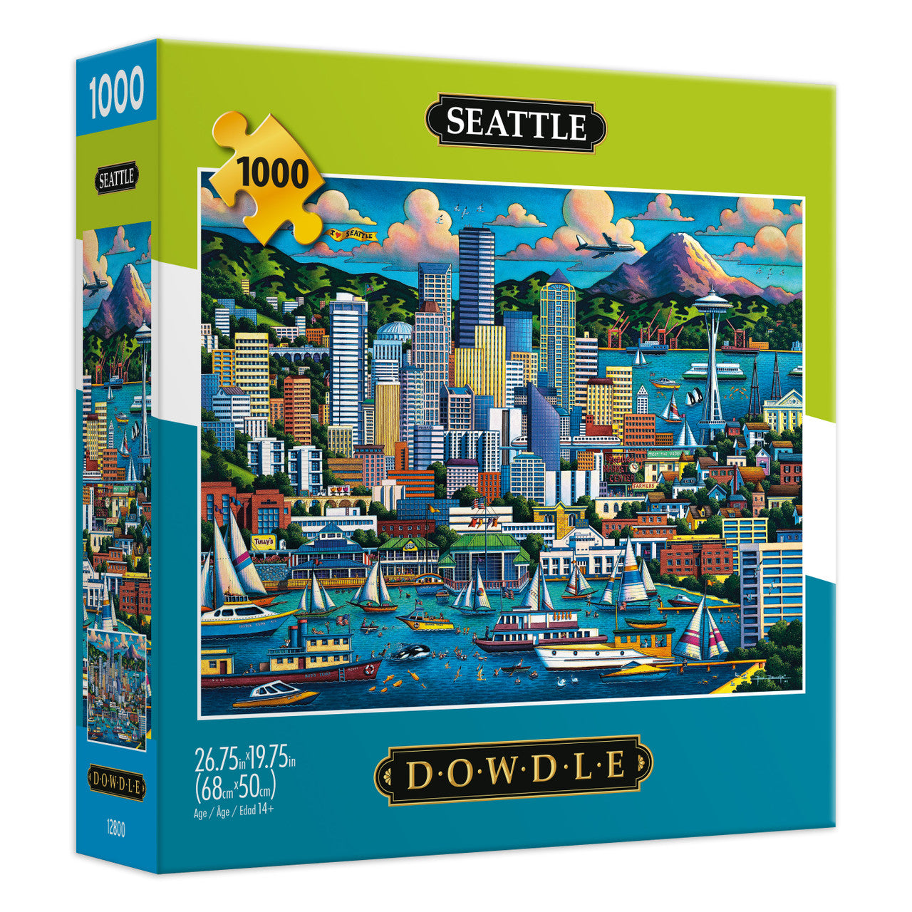 Eric Dowdle: Seattle 1000 Piece Puzzle