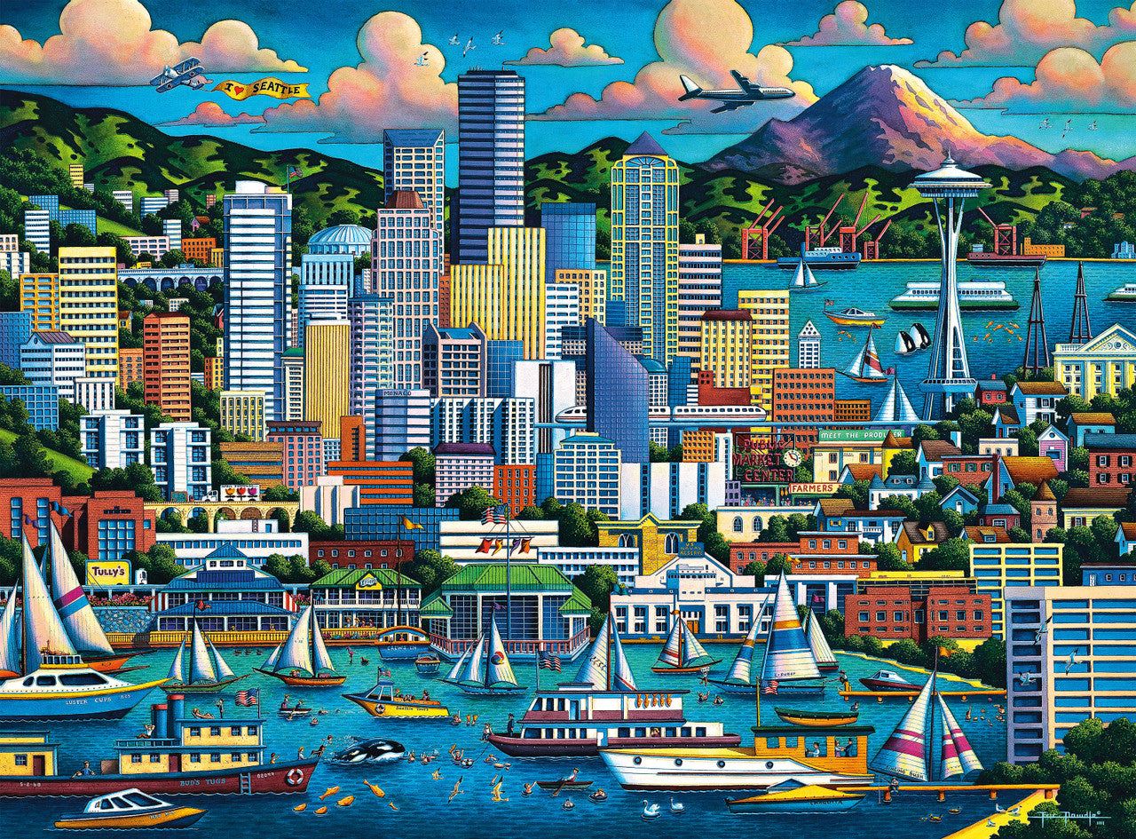 Eric Dowdle: Seattle 1000 Piece Puzzle