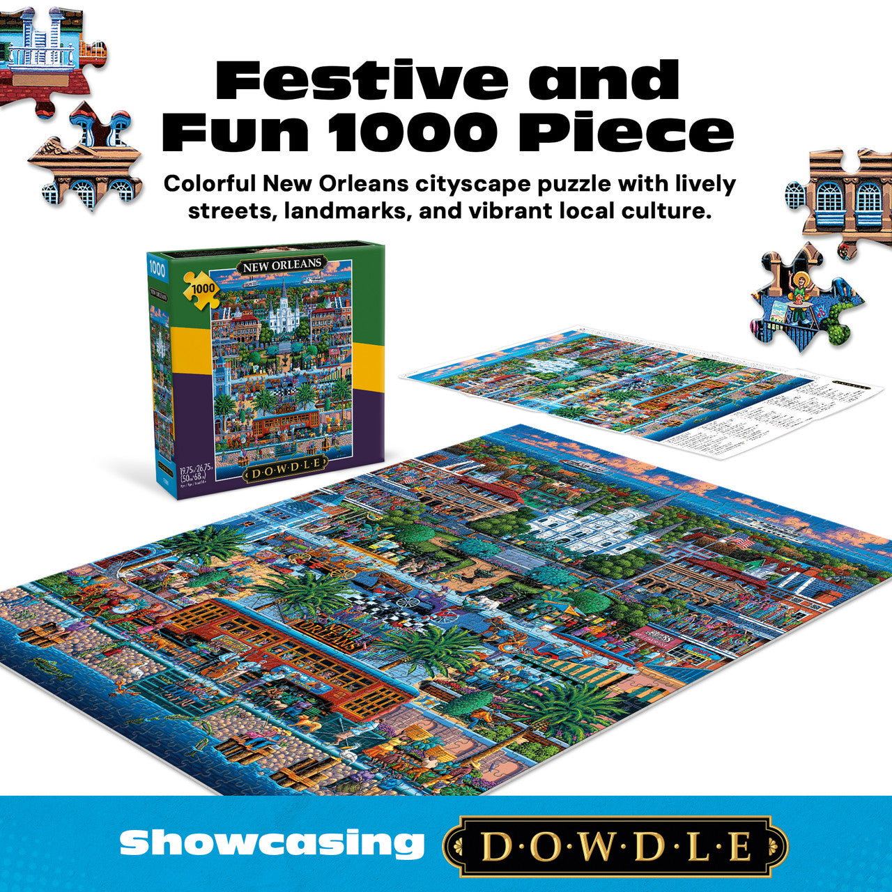 Eric Dowdle: New Orleans 1000 Piece Puzzle