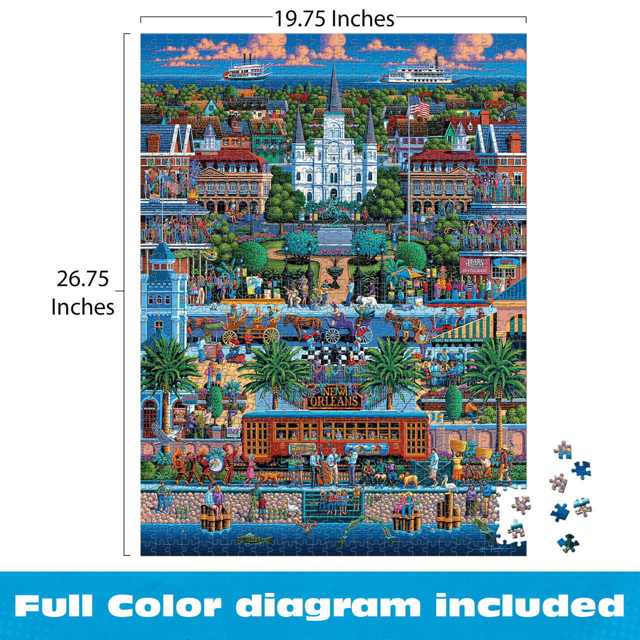 Eric Dowdle: New Orleans 1000 Piece Puzzle