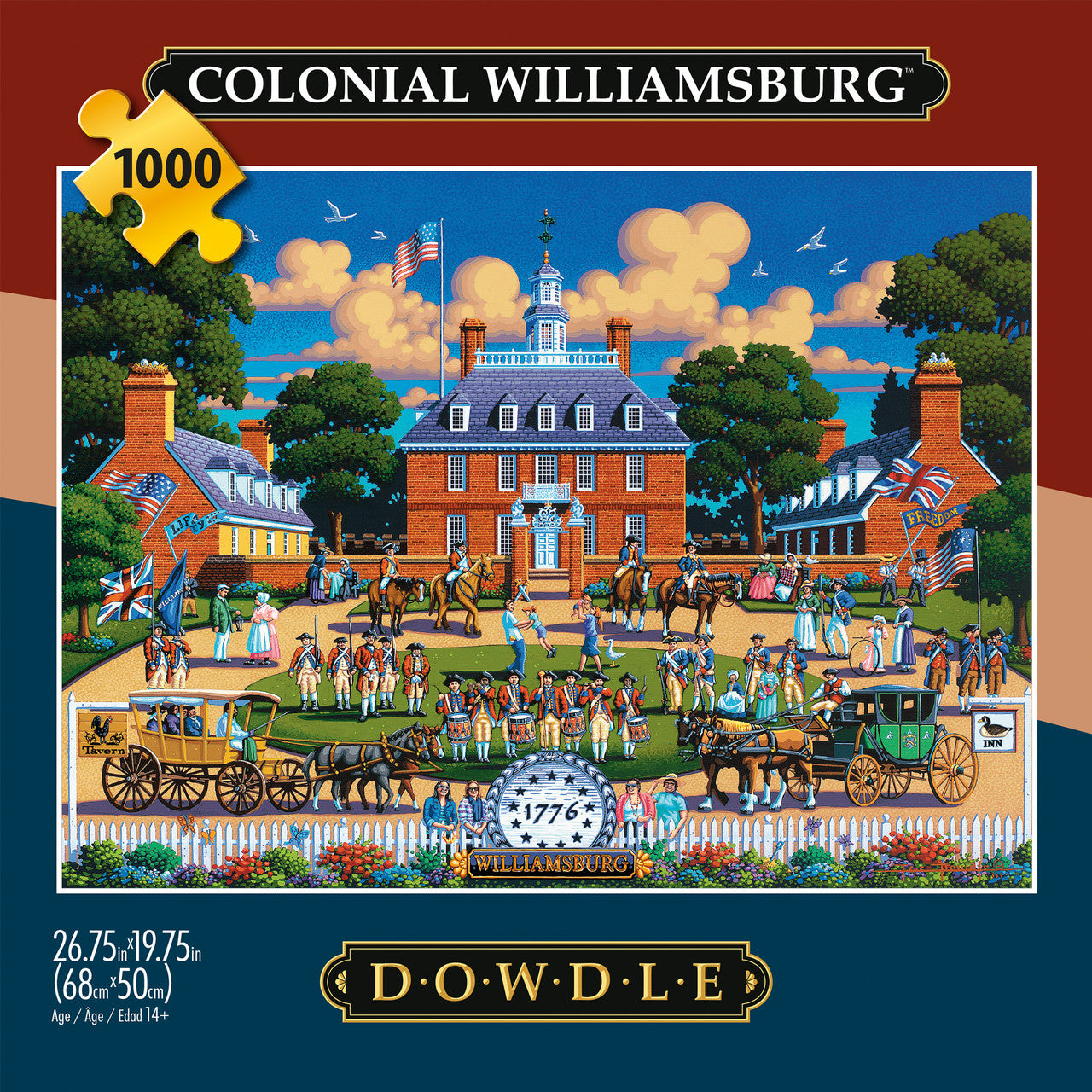 Eric Dowdle: Colonial Williamsburg 1000 Piece Puzzle