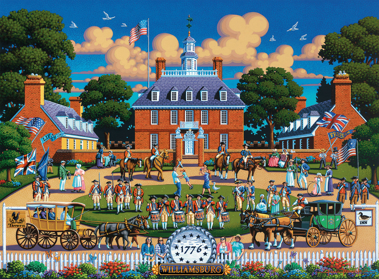 Eric Dowdle: Colonial Williamsburg 1000 Piece Puzzle
