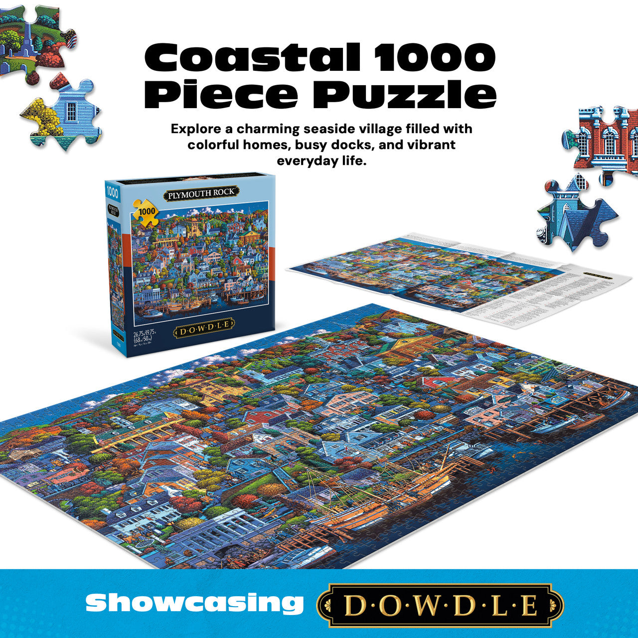 Eric Dowdle: Plymouth Rock 1000 Piece Puzzle – Buffalo Games