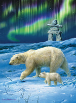 Hautman: Northern Lights Bears 1000 Piece Puzzle