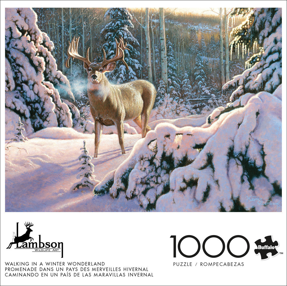 Hayden Lambson: Walking in a Winter Wonderland 1000 Piece Puzzle
