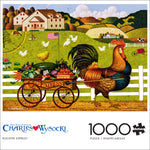 Charles Wysocki: Rooster Express 1000 Piece Puzzle
