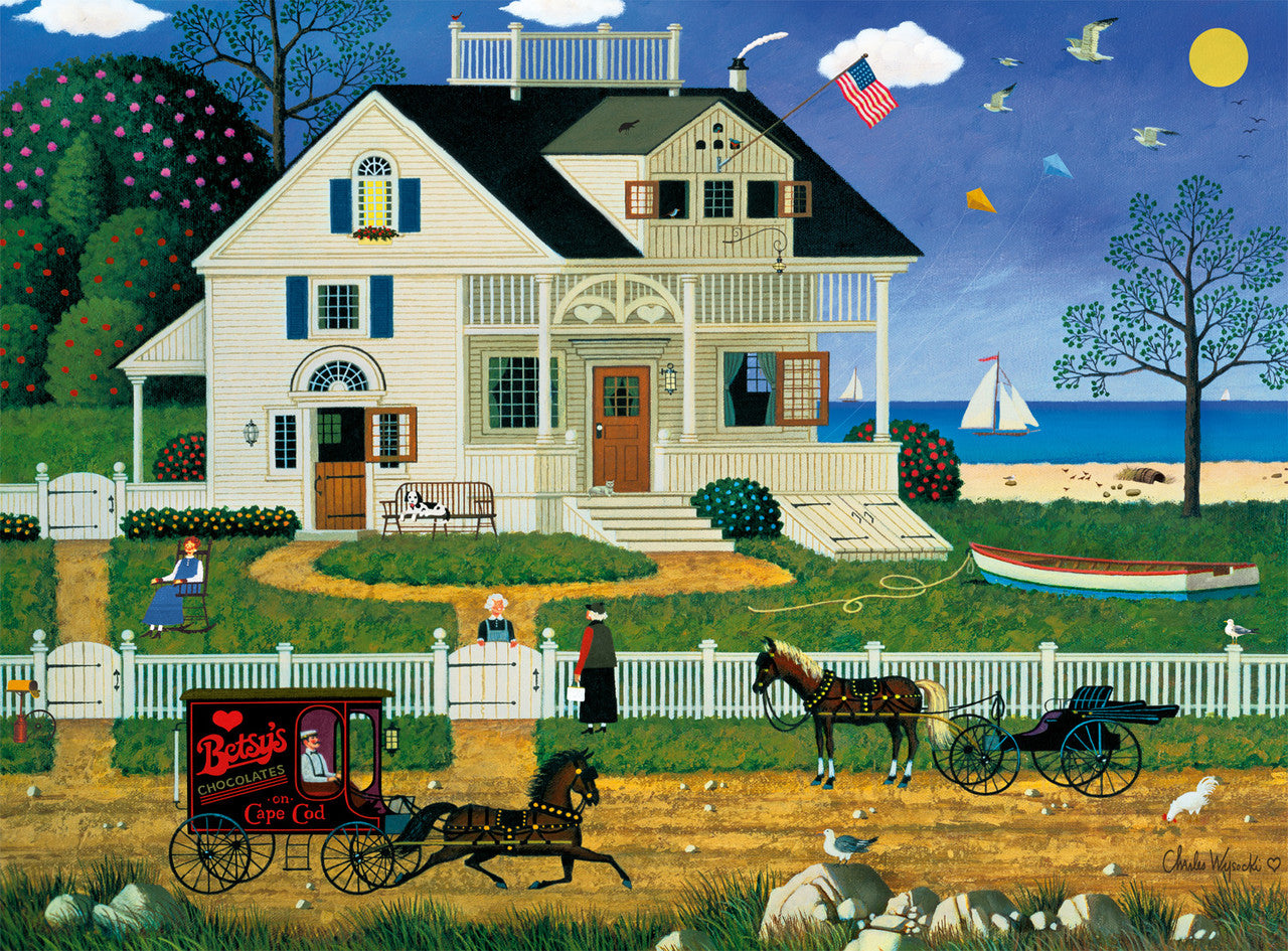 Charles Wysocki: Pickwick Cottage 1000 Piece Puzzle