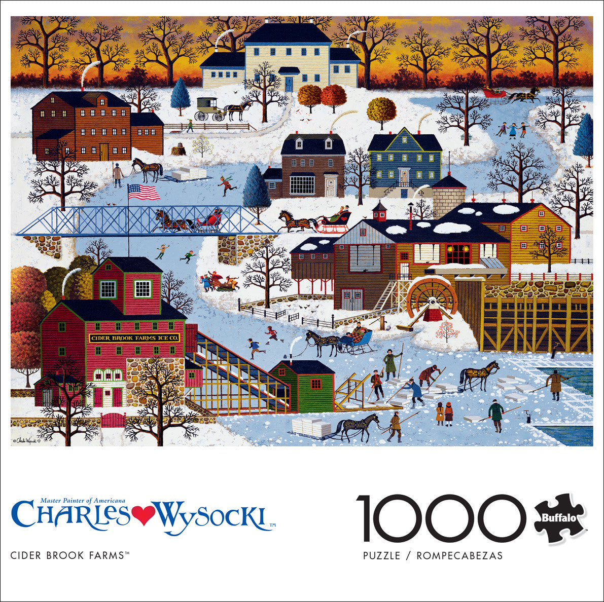 Charles Wysocki: Cider Brook Farms 1000 Piece Puzzle