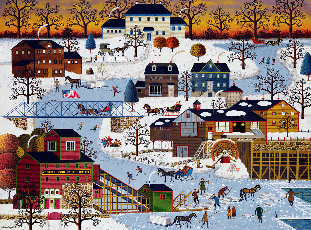 Charles Wysocki: Cider Brook Farms 1000 Piece Puzzle
