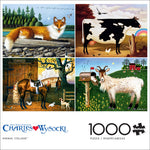 Charles Wysocki: Animal Collage 1000 Piece Puzzle