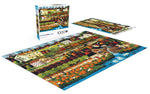 Charles Wysocki: Honey Pumpkin Valley 1000 Piece Puzzle
