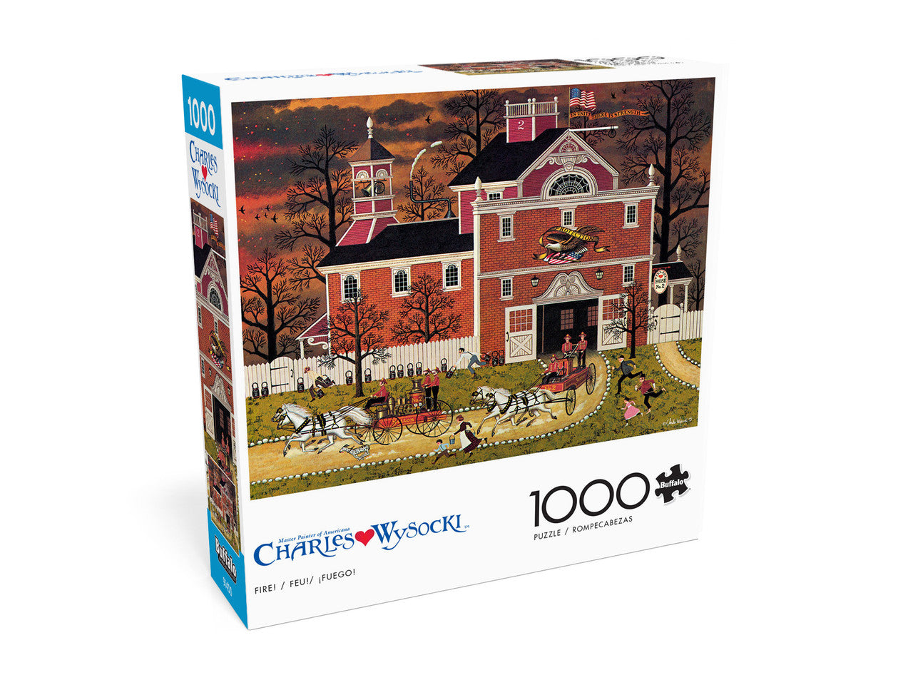 Charles Wysocki: Fire! 1000 Piece Puzzle