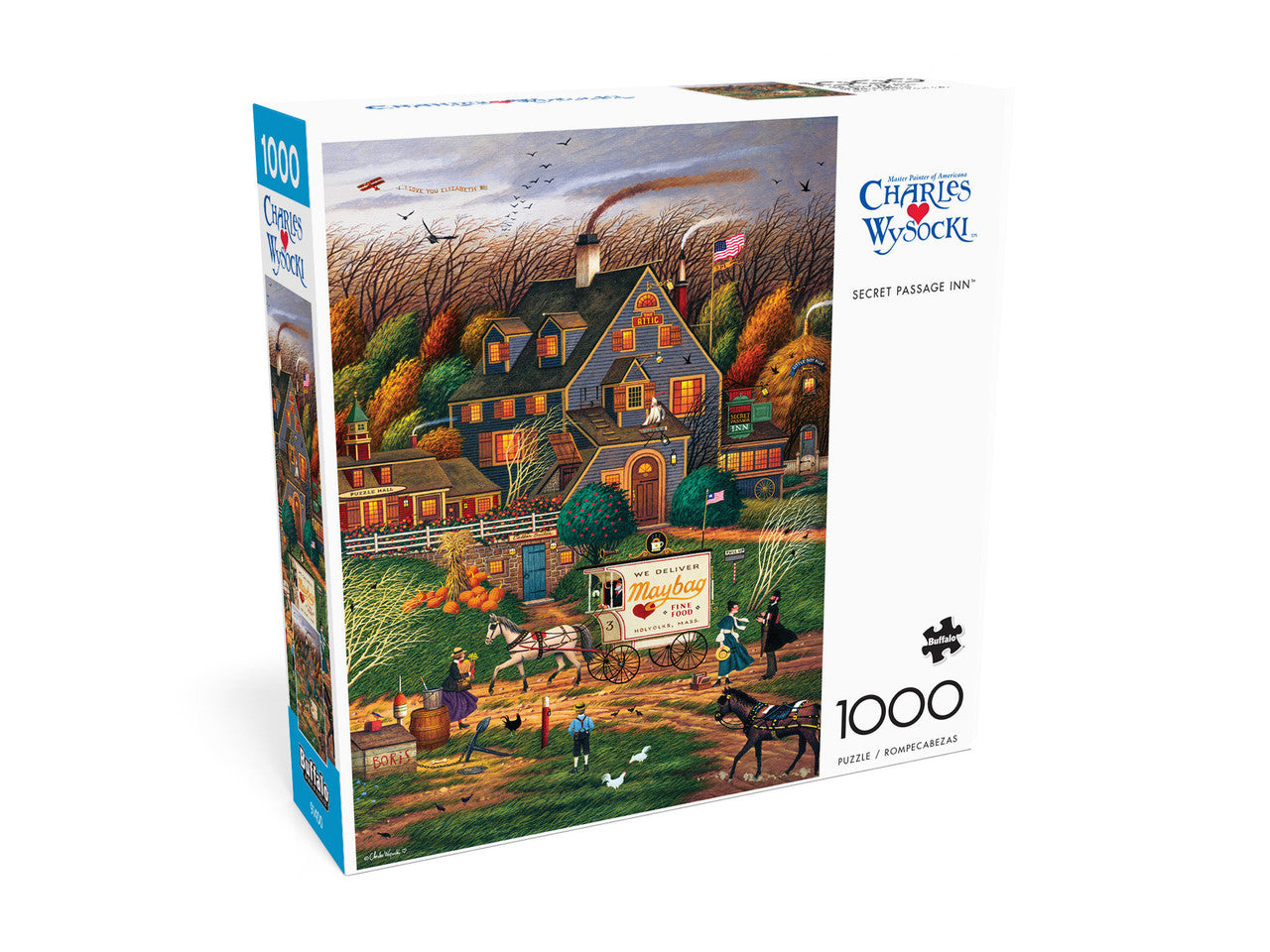 Charles Wysocki: Secret Passage Inn 1000 Piece Puzzle