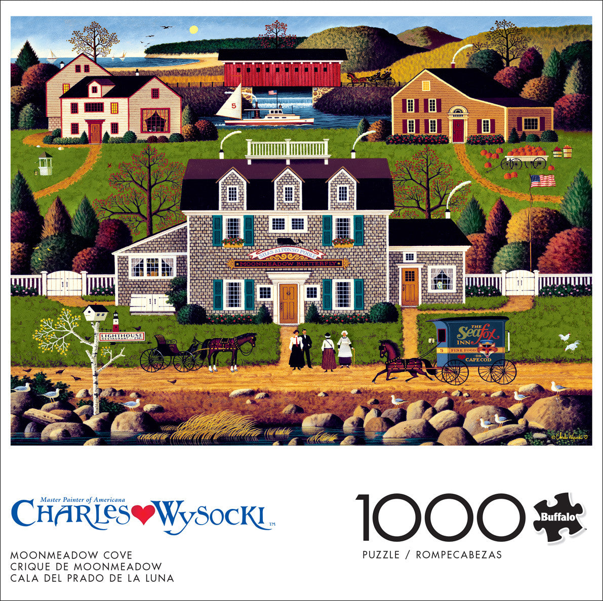 Charles Wysocki: Moonmeadow Cove 1000 Piece Puzzle